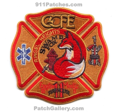 Georgetown County Fire EMS Department Station 11 Patch (South Carolina)
Scan By: PatchGallery.com
[b]Patch Made By: 911Patches.com[/b]
Keywords: co. dept. gcfe firehouse engine medic ambulance company ringel heights swamp fox