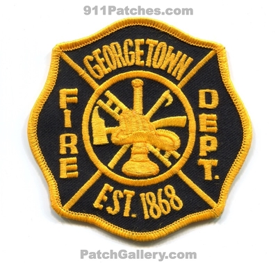 Georgetown Fire Department Patch (Colorado) (Defunct)
[b]Scan From: Our Collection[/b]
Now Clear Creek Fire Authority
Keywords: dept. est. 1868