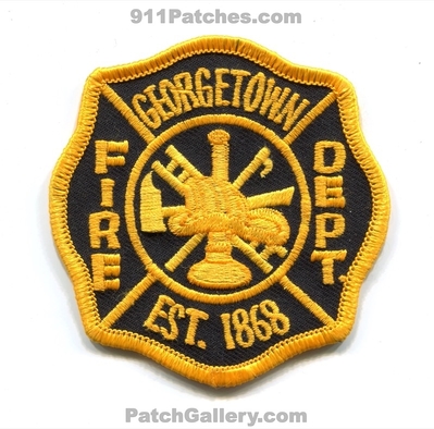 Georgetown Fire Department Patch (Colorado) (Defunct)
[b]Scan From: Our Collection[/b]
Now Clear Creek Fire Authority
Keywords: dept. est. 1868