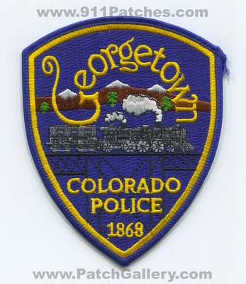 Georgetown Police Department Patch (Colorado)
Scan By: PatchGallery.com
Keywords: dept. 1868 train