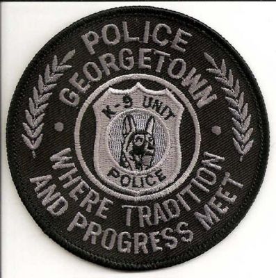 Georgetown Police K-9 Unit
Thanks to EmblemAndPatchSales.com for this scan.
Keywords: kentucky k9