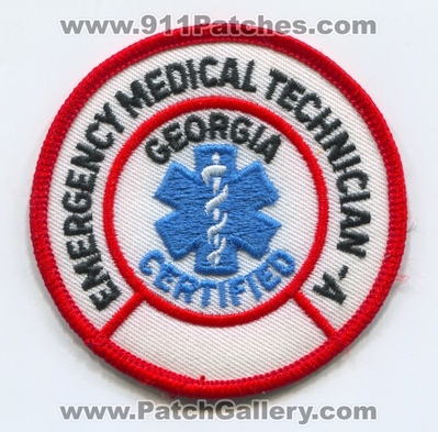 Georgia State Emergency Medical Technician EMT-A EMS Patch (Georgia)
Scan By: PatchGallery.com
Keywords: certified