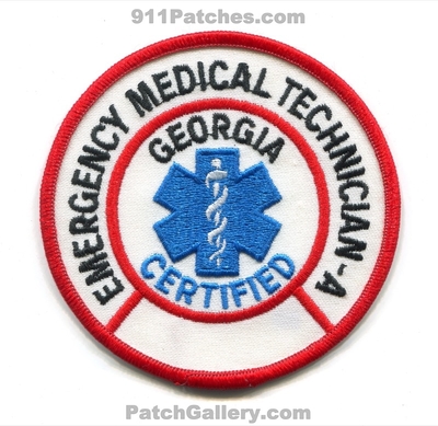 Georgia State Certified Emergency Medical Technician EMT-A EMS Patch (Georgia)
Scan By: PatchGallery.com
Keywords: services ambulance