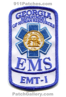 Georgia State Emergency Medical Technician EMT Intermediate EMS Patch (Georgia)
Scan By: PatchGallery.com
Keywords: department dept. of human resources hr services emt-i emti ambulance