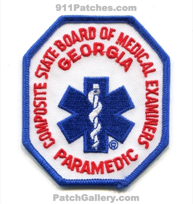 Georgia State Paramedic EMS Patch (Georgia)
Scan By: PatchGallery.com
Keywords: composite state board of medical examiners ambulance