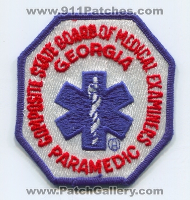 Georgia State Paramedic EMS Patch (Georgia)
Scan By: PatchGallery.com
Keywords: certified composite state board of medical examiners ambulance
