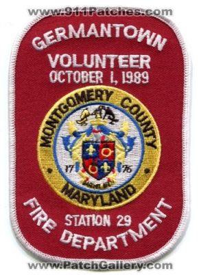 Germantown Volunteer Fire Department Station 29 (Maryland)
Scan By: PatchGallery.com
Keywords: dept. montgomery county