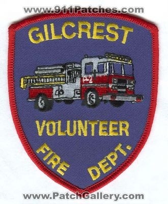 Gilcrest Volunteer Fire Department Patch (Colorado)
[b]Scan From: Our Collection[/b]
Keywords: vol. dept.