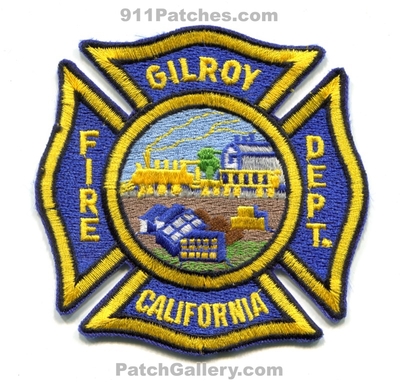 Gilroy Fire Department Patch (California)
Scan By: PatchGallery.com
Keywords: dept.
