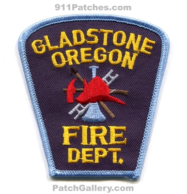 Gladstone Fire Department Patch (Oregon)
Scan By: PatchGallery.com
Keywords: dept.