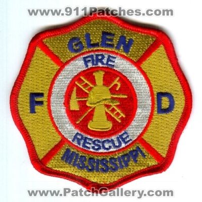 Glen Fire Rescue Department (Mississippi)
Scan By: PatchGallery.com
Keywords: fd dept.