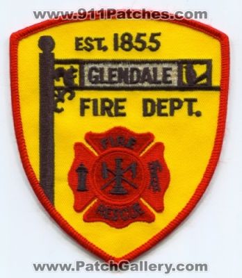 Glendale Fire Rescue Department Patch (Ohio)
Scan By: PatchGallery.com
Keywords: dept.