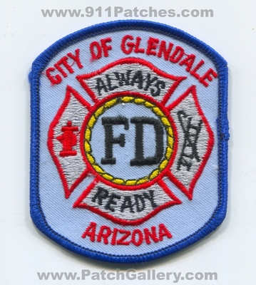 Glendale Fire Department Patch (Arizona)
Scan By: PatchGallery.com
Keywords: city of dept. fd always ready