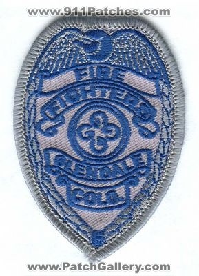 Glendale Fire Department Firefighters Patch (Colorado)
[b]Scan From: Our Collection[/b]
Keywords: dept. colo.