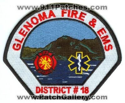 Glenoma Fire and EMS Department Lewis County District 18 (Washington)
Scan By: PatchGallery.com
Keywords: & dept. co. dist. number no. #18