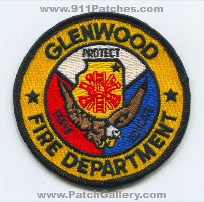 Glenwood Fire Department Patch (Illinois)
Scan By: PatchGallery.com
Keywords: dept. protect serve educate eagle