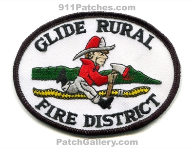 Glide Rural Fire District Patch (Oregon)
Scan By: PatchGallery.com
Keywords: dist. department dept.