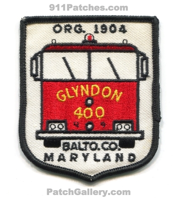Glyndon Volunteer Fire Department 400 Baltimore County Patch (Maryland)
Scan By: PatchGallery.com
Keywords: vol. dept. balto. co. org. 1904