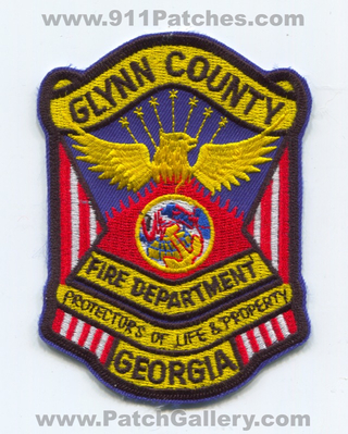 Glynn County Fire Department Patch (Georgia)
Scan By: PatchGallery.com
Keywords: Co. Dept. Protectors of Life & Property