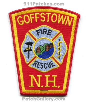 Goffstown Fire Rescue Department Patch (New Hampshire)
Scan By: PatchGallery.com
Keywords: dept.