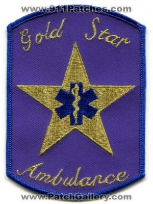 Gold Star Ambulance (Texas)
Scan By: PatchGallery.com
Keywords: ems