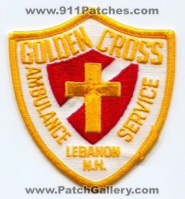 Golden Cross Ambulance Service Patch (New Hampshire)
Scan By: PatchGallery.com
Keywords: ems lebanon n.h.