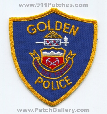 Golden Police Department Patch (Colorado)
Scan By: PatchGallery.com
Keywords: dept.