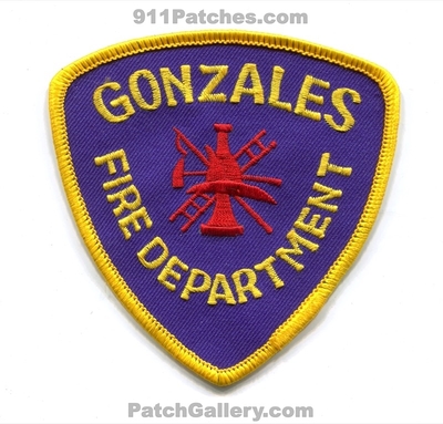 Gonzales Fire Department Patch (Louisiana)
Scan By: PatchGallery.com
Keywords: dept.