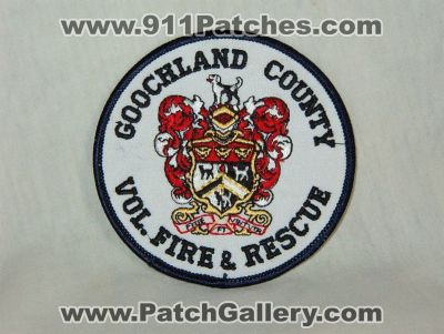 Goochland County Volunteer Fire and Rescue (Virginia)
Thanks to Walts Patches for this picture.
Keywords: vol. & department dept.