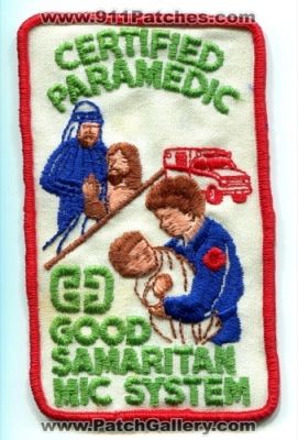 Good Samaritan MIC System Certified Paramedic (Illinois)
Scan By: PatchGallery.com
Keywords: ems