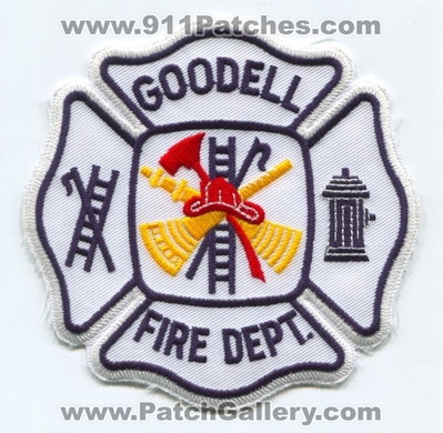 Goodell Fire Department Patch (Iowa)
Scan By: PatchGallery.com
Keywords: dept.
