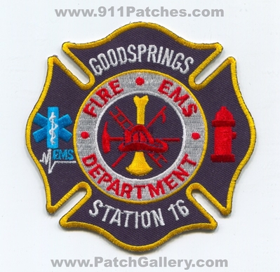 Goodsprings Fire EMS Department Station 16 Patch (New York)
Scan By: PatchGallery.com
Keywords: dept.