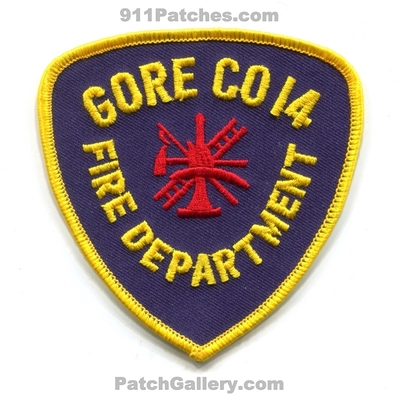 Gore Fire Department Company 14 Patch (Virginia)
Scan By: PatchGallery.com
Keywords: dept. co.