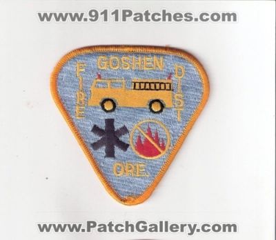 Goshen Fire District (Oregon)
Thanks to Bob Brooks for this scan.
Keywords: dist. ore.