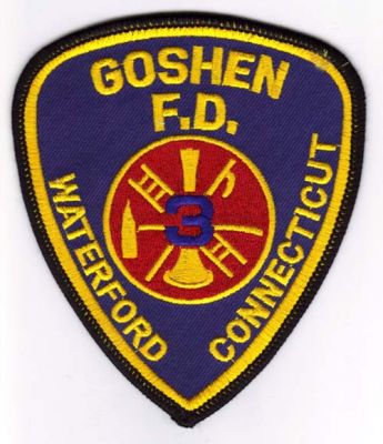 Goshen F.D.
Thanks to Michael J Barnes for this scan.
Keywords: connecticut fire department fd waterford