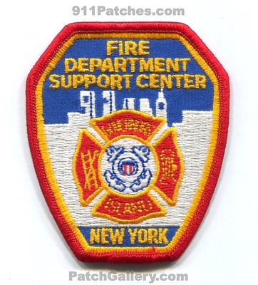 Governors Island Fire Department Support Center USCG Military Patch (New York)
Scan By: PatchGallery.com
Keywords: dept.