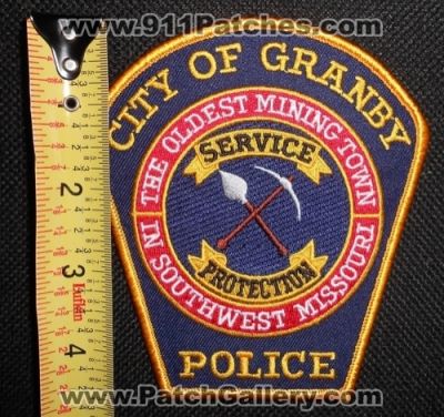 Granby Police Department (Missouri)
Thanks to Matthew Marano for this picture.
Keywords: dept. city of