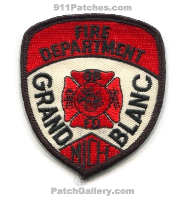 Grand Blanc Fire Department Patch (Michigan)
Scan By: PatchGallery.com
Keywords: dept. gbfd
