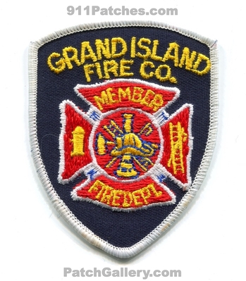 Grand Island Fire Company Member Department Patch (New York)
Scan By: PatchGallery.com
Keywords: co. dept.