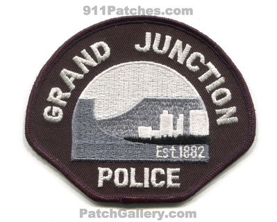 Grand Junction Police Department Patch (Colorado)
Scan By: PatchGallery.com
Keywords: city of jct. dept. est. 1882