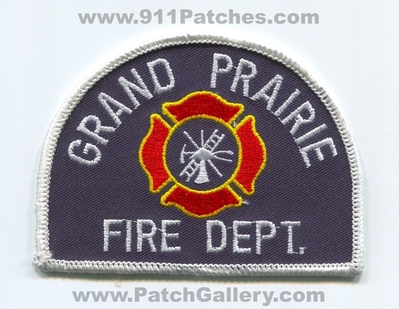 Grand Prairie Fire Department Patch (Texas)
Scan By: PatchGallery.com
Keywords: dept.