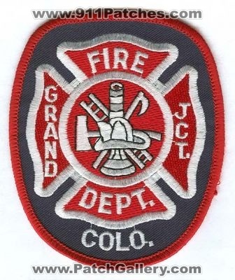 Grand Junction Fire Department Patch (Colorado)
[b]Scan From: Our Collection[/b]
Keywords: jct. dept. colo.
