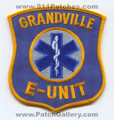 Grandville E-Unit Ambulance EMS Patch (Michigan)
Scan By: PatchGallery.com
Keywords: emt paramedic