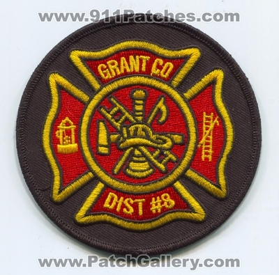 Grant County Fire District 8 Patch (Washington)
Scan By: PatchGallery.com
Keywords: co. dist. number no. #18 department dept.