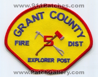 Grant County Fire District 5 Explorer Post Patch (Washington)
Scan By: PatchGallery.com
Keywords: co. dist. number no. #5 department dept.