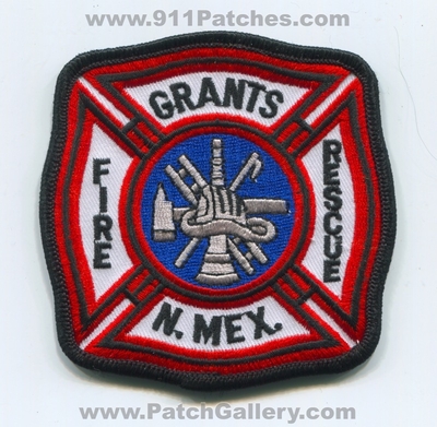 Grants Fire Rescue Department Patch (New Mexico)
Scan By: PatchGallery.com
Keywords: dept. n. mex.
