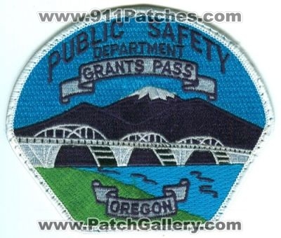 Grants Pass Public Safety Department (Oregon)
Scan By: PatchGallery.com
Keywords: dept. dps fire police