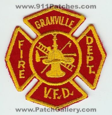 Granville Volunteer Fire Department Patch (Massachusetts) (Confirmed)
Thanks to Mark C Barilovich for this scan.
Keywords: dept. v.f.d. vfd