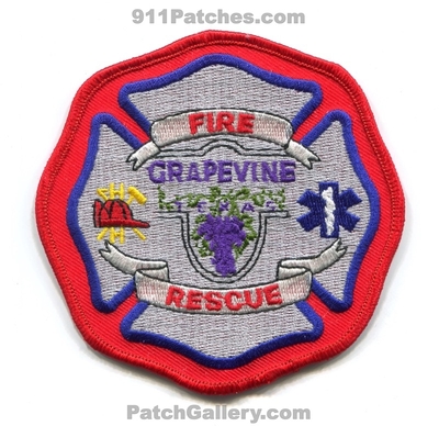 Grapevine Fire Rescue Department Patch (Texas)
Scan By: PatchGallery.com
Keywords: dept.
