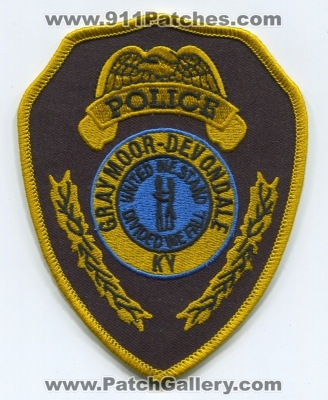 Graymoor Devondale Police Department Patch (Kentucky)
Scan By: PatchGallery.com
Keywords: dept. ky